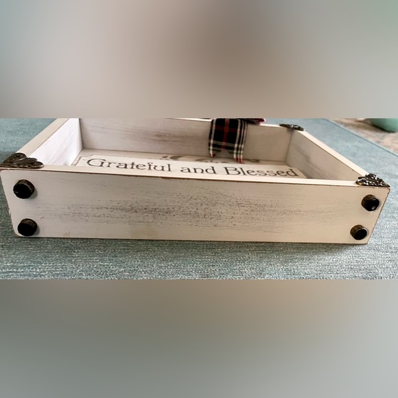 Grateful and Blessed Suitcase Shadow Box Sign - Picture 5 of 10